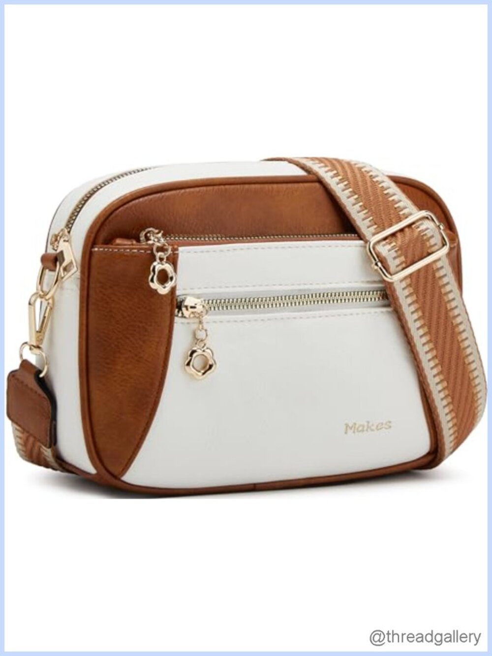 PU Leather Crossbody Bag Small Water Resistant Travel Purse